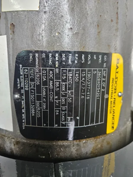 HAAS HPC 1000 CNC High Pressure Coolant System 5HP USA #8046