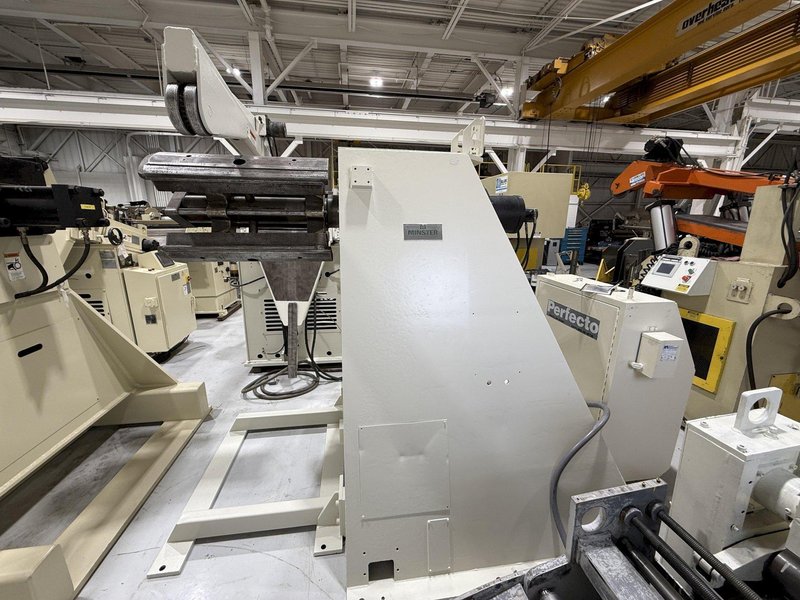 15,000 lbs. x 26&quot; Wide Minster Conventional Servo Coil Feed Line, Year 1997