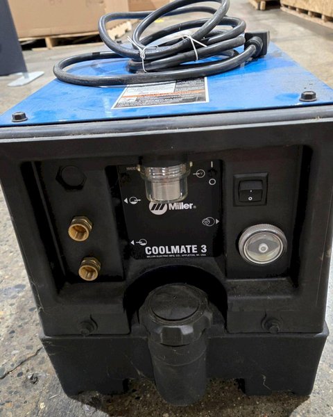 MILLER COOLMATE 3 WATER COOLANT SYSTEM 3GALLON 500AMP USED