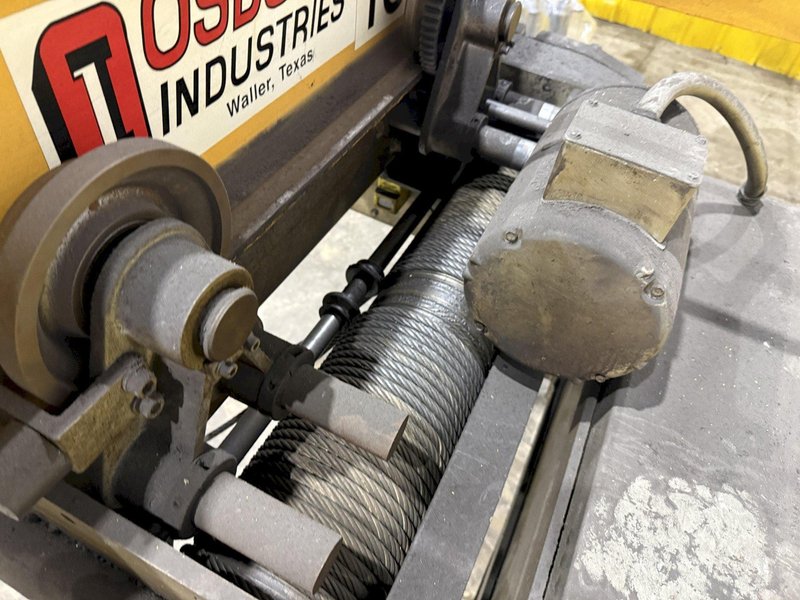 3 TON X 20' OSBORN SINGLE GIRDER CRANE W/ DETROIT HOIST: YOBRO #24536