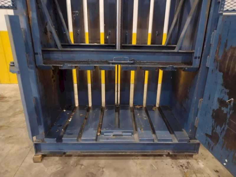 60&quot; x 30&quot; JV CRAM-A-LOT MODEL #60 DOWNSTROKE CARDBOARD VERTICAL BALER STOCK# 4164