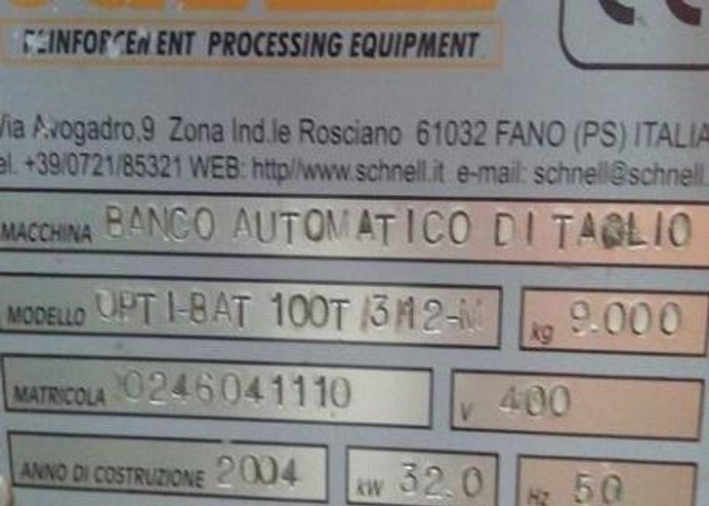 SCHNELL OPTI BAT 3 100T SHEARLINE