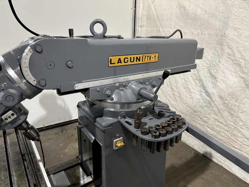 3 HP LAGUN REPUBLIC FTV-1 VERTICAL MILL. STOCK #0743022