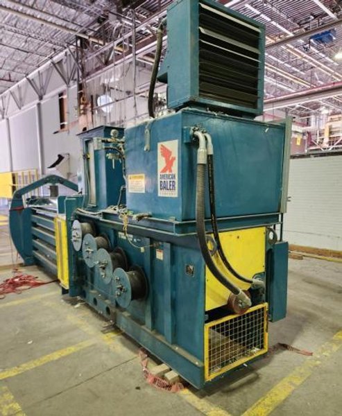 30" X 29" AMERICAN Model #3029730P HORIZONTAL AUTO TIE BALER : YOBRO 26346