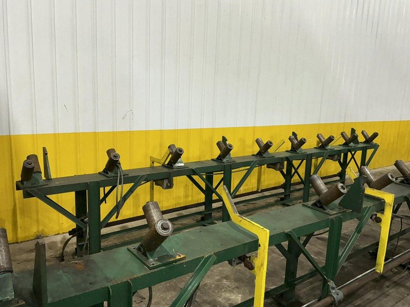 6" x 6" x 1/2" CONTROLLED AUTOMATION MODEL #ABL-74 AUTOMATIC ANGLE PUNCH &amp; SHEAR LINE: STOCK #24935
