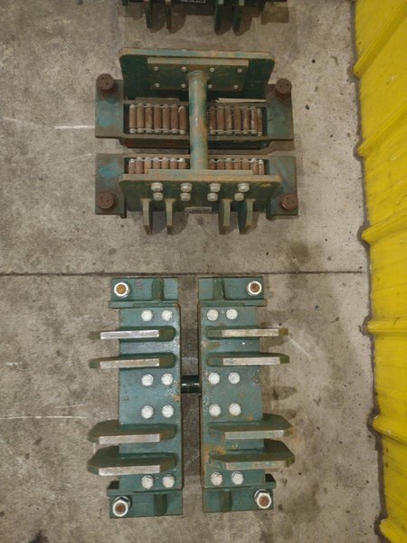 (4) 4 TON HILLMAN MODEL #B1-4  ROLLER TYPE MACHINERY MOVING SKATES: STOCK #22989