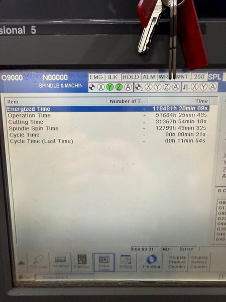 Used 2006 MAKINO V56 CNC Vertical Machining Center For Sale