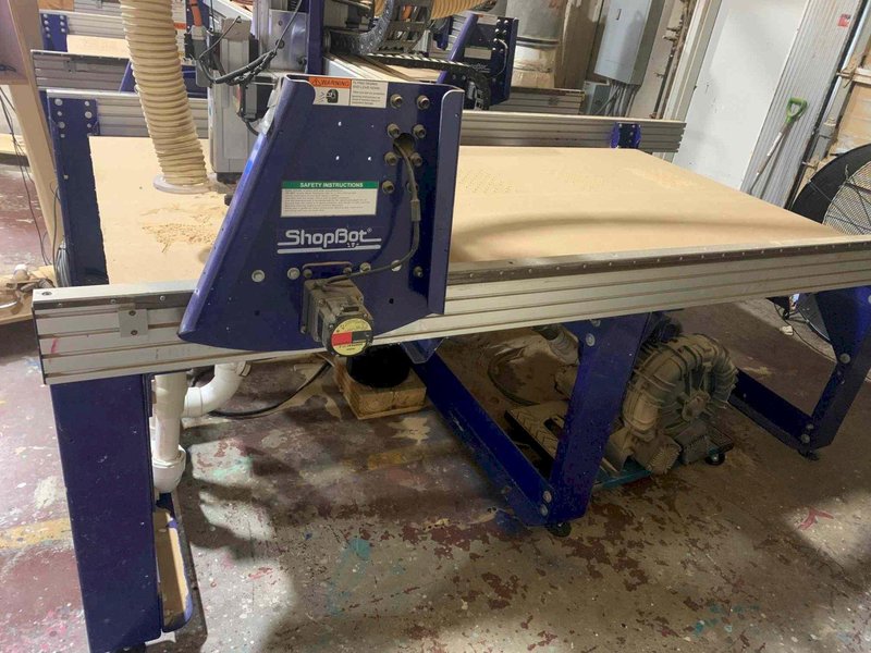 4’x8′ ShopBot PRS ALPHA CNC Router, 2019- Dust Collector
