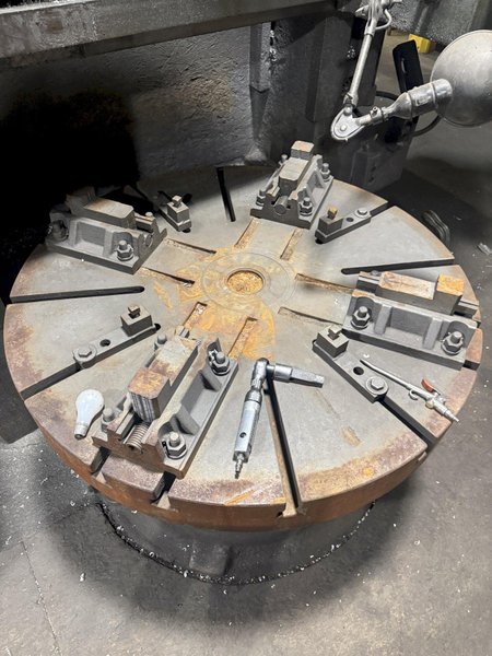 KING VERTICAL TURRET LATHE. STOCK # 0546326