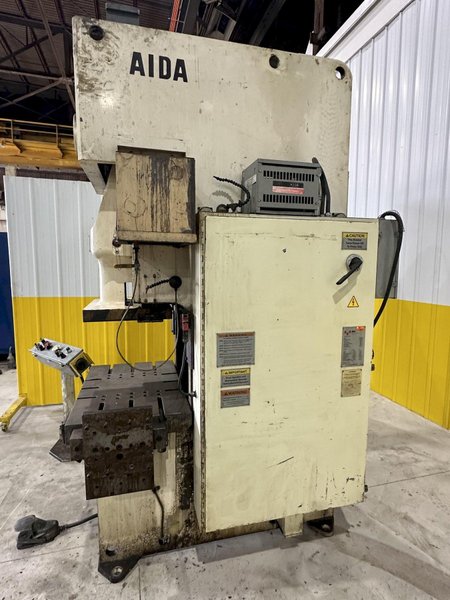 88 TON AIDA MODEL #NC1-80(2) GAP FRAME PRESS, 6.3&quot; STROKE: STOCK #20264
