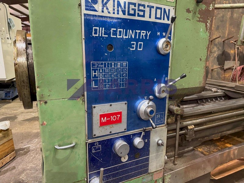 30” x 120” Kingston Hollow Spindle Lathe with 12” Spindle Bore, HK3000