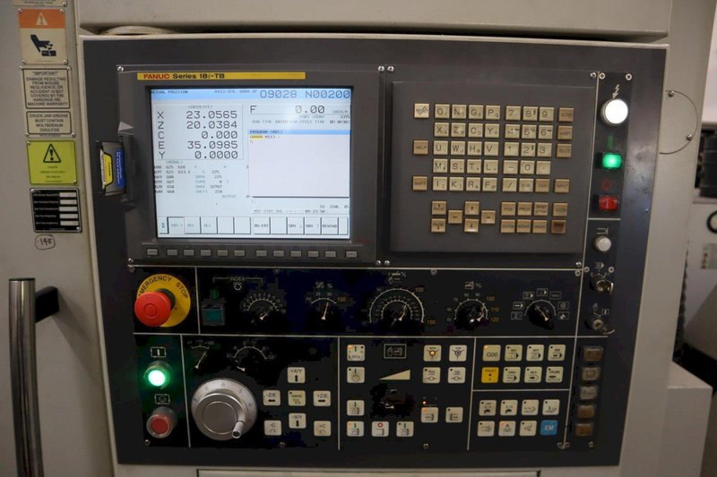 Hardinge GS 200/66 MY CNC Turning Center with Live Milling, 12 Station Turret with Y-Axis, Programmable Tailstock, Parts Catcher, Chip Conveyor- Auction Item