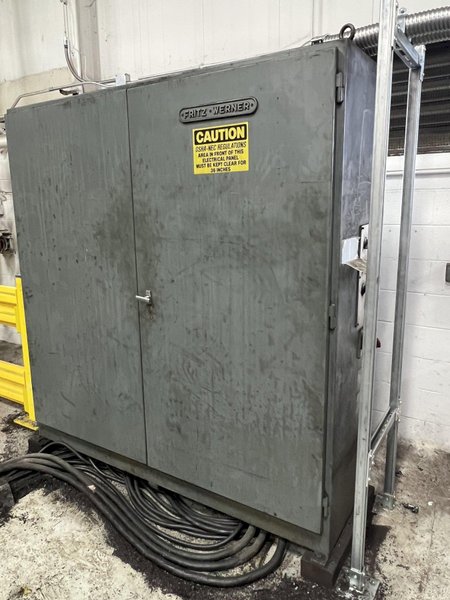 50 HP FRITZ WERNER  DOUBLE SIDED MODEL #FP7V2 HEAVY DUTY DUPLEX MILL/MILLING MACHINE. STOCK # 0309623