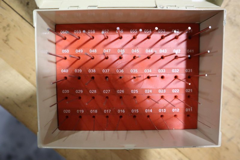 Vermont A Series Pin Gages .011-.060" -Plus, Metal Case- Auction Item