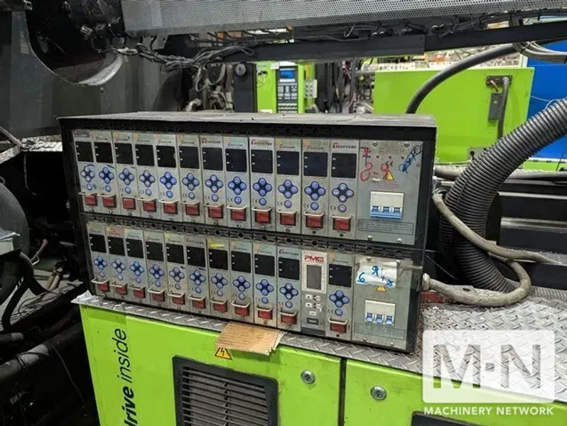 1500 TON 134 OZ ENGEL MODEL DUO 7050/1500WP INJECTION MOLDING MACHINE MFG 2015