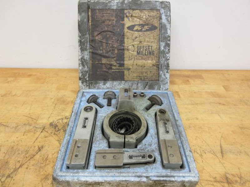 K-F Bridgeport Offset Milling Attachment for Internal Milling, Boring, Slotting, Grooving, Profiling- Auction Item
