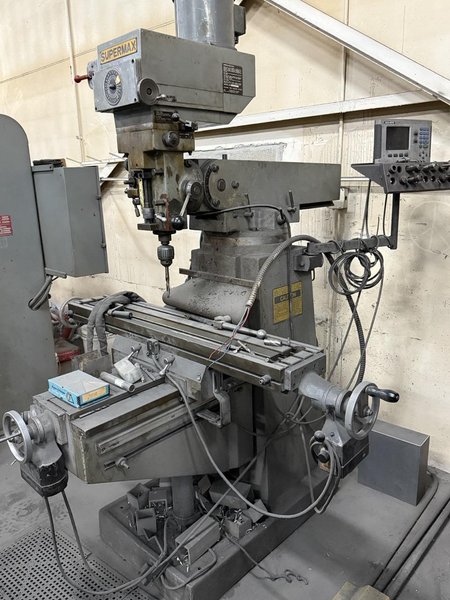 SuperMax YCM-16VS, 1990 – DRO, X-Axis Power Feed
