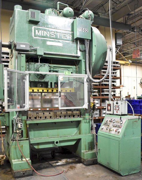 150 Ton Minster P2-150-54 Piece-Maker Highspeed Mechanical Stamping Press, Refurbished in Process