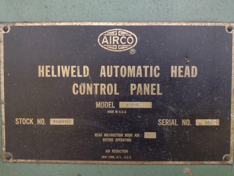 10&#039; X 10 GAUGE WEBB MODEL HMC-B/J128 SEAM WELDER: STOCK #22317