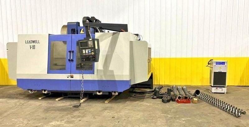 LEADWELL MODEL #V-60 CNC VERTICAL MACHINING CENTER: STOCK #19427
