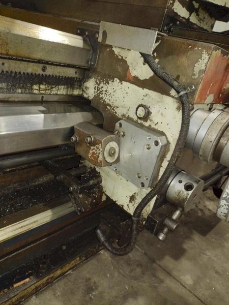 35" X 120" WILLIS PK35 HOLLOW SPINDLE ENGINE LATHE 10" HOLE. STOCK # 0547226
