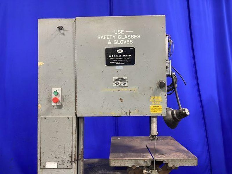 PARMA MFG CO, INC 19.5”X6” WORK-A-MATIC VERTICAL BAND SAW