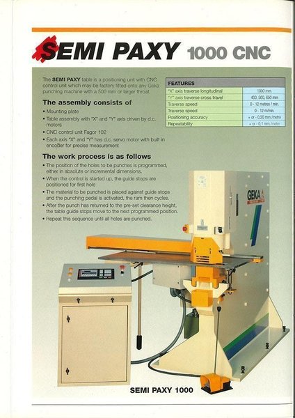 Geka Hydracrop SD 100 ton CNC