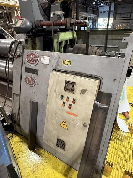 1.5" X 10' MG MODEL #EH-430/40 4-ROLL HYDRAULIC PLATE BENDING ROLL: STOCK #23768