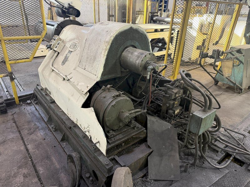 54" X .110" YODER SLITTING LINE, COMPLETE LINE, LOTS OF TOOLING: YOBRO #24277