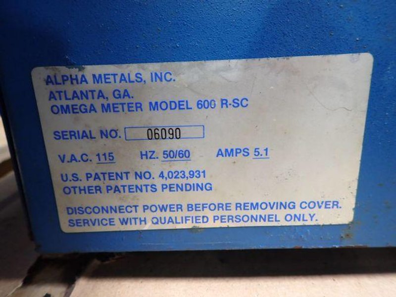 ALPHA METALS IONIC CONTAMINATION TEST SYSTEM   -  600R-SC