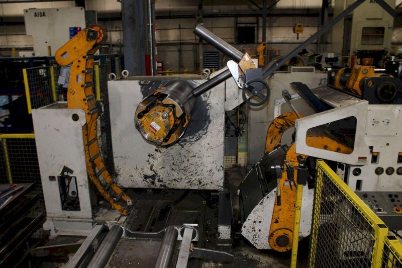 14,000 LB x 39.37 x .031-.356 ORII SERVO FEED LINE