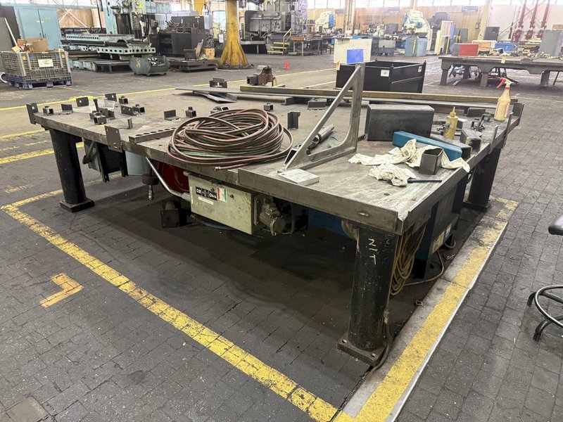 10&#039;1&quot; X 8&#039;5&quot; HEAVY DUTY STEEL LAYOUT TABLE: STOCK #23551