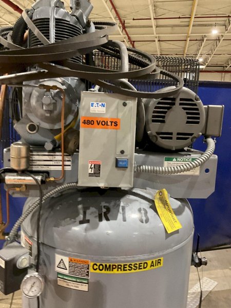 GARDNER DENVER VR5-8 80 GALLON  ROTARY VANE AIR COMPRESSORS USED