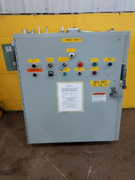 15&quot; X 15&quot; X 15 HP MAREN MODEL #111-297 HYDRAULIC HORIZONTAL AUTOMATIC CONTINUOUS BALER: STOCK #13506