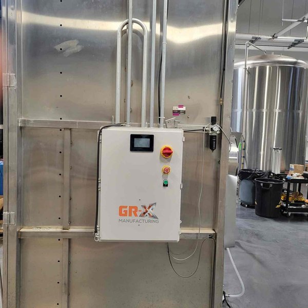Alpha BC36 (36 CPM) Automated Canning Line w Depalletizer, GR‑X Rinser, Pack Leader PL‑501 Labeler – 2018