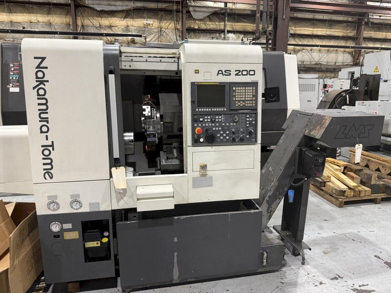 Nakamura-Tome AS-200Y Turning Center. Y-Axis. Live Milling. New-2014
