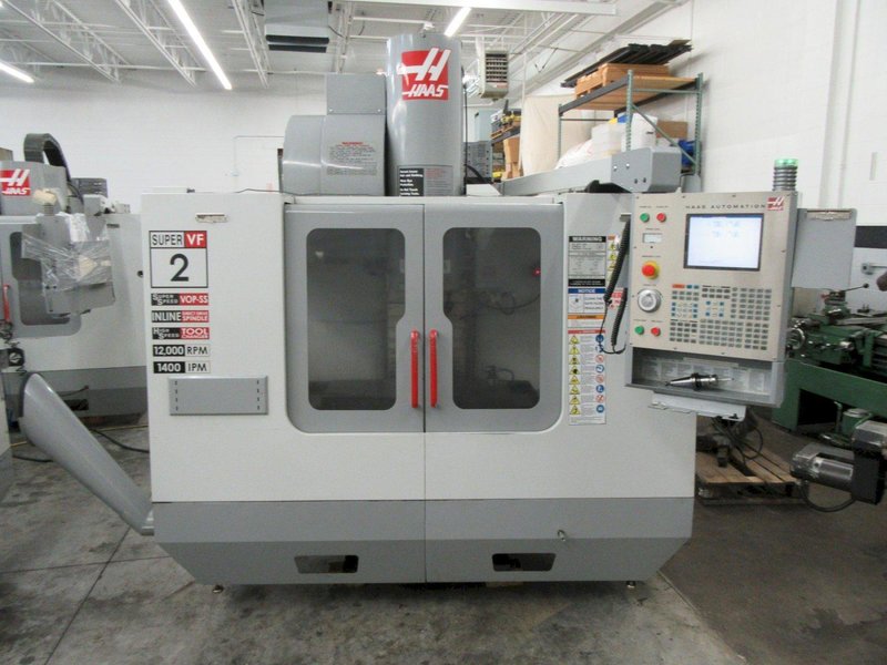 Haas VF-2SS CNC Vertical Machining Center with 4th &amp; 5th Axis Brushless Drives, 12,000 RPM Spindle, Probing
