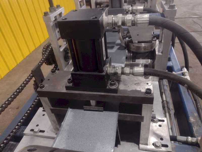 12 STAND X 10&quot; KNUDSON MODEL #KS-2468 STUD &amp; TRACK FRAMING ROLLFORMER, WITH AMS CONTROLS: STOCK #18942