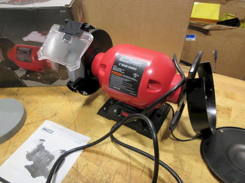Tool Shop 2.1-Amp Corded 6&quot; Bench Grinder- Auction Item