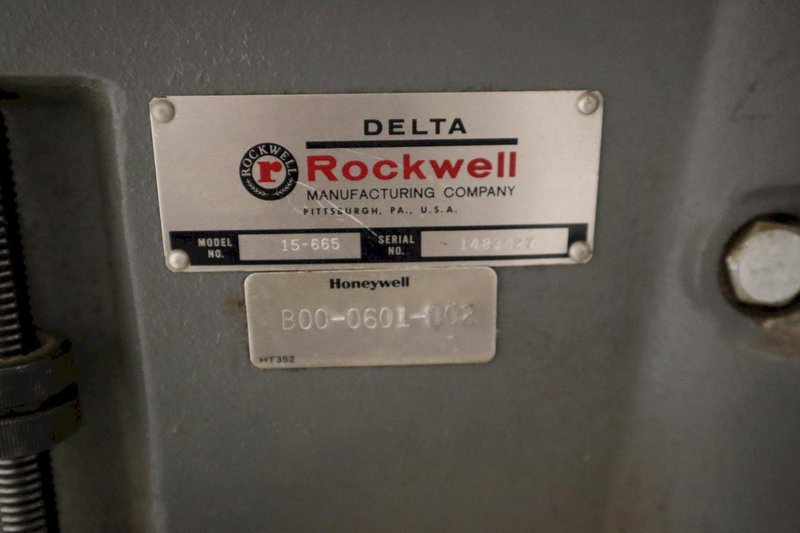 Delta Rockwell 15-655 Unidrill Drill Press with Swivel and Tilt, Single Phase- Auction Item