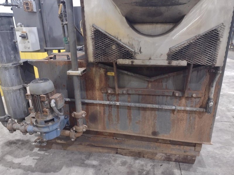 24&quot; HURRICANE MODEL 250 2 STAGE ROTARY DRUM ELECTRIC HEAT STAINLESS STEEL PARTS WASHER: STOCK #13539