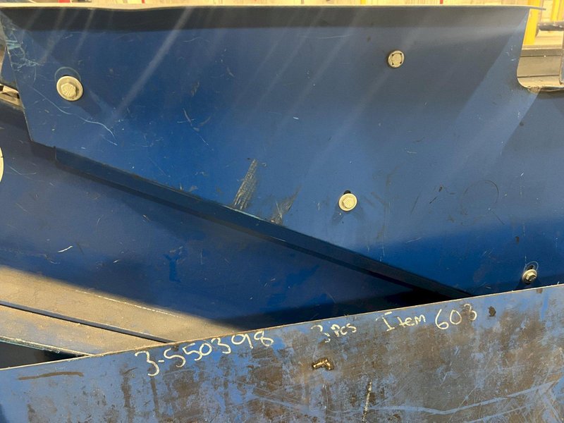 35’ X 60” CP MANUFACTURING MODEL #3495991 CONVEYOR SORTING SYSTEM, WITH DUMP BIN &amp; EXIT DISCHARGE: STOCK #19720