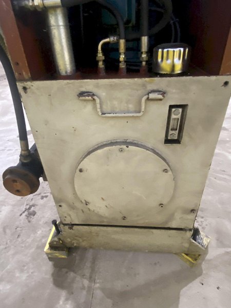 50 TON YIFANG MODEL #YC-50T HYDRAULIC C-FRAME PRESS, 15.75" STROKE: STOCK #20191