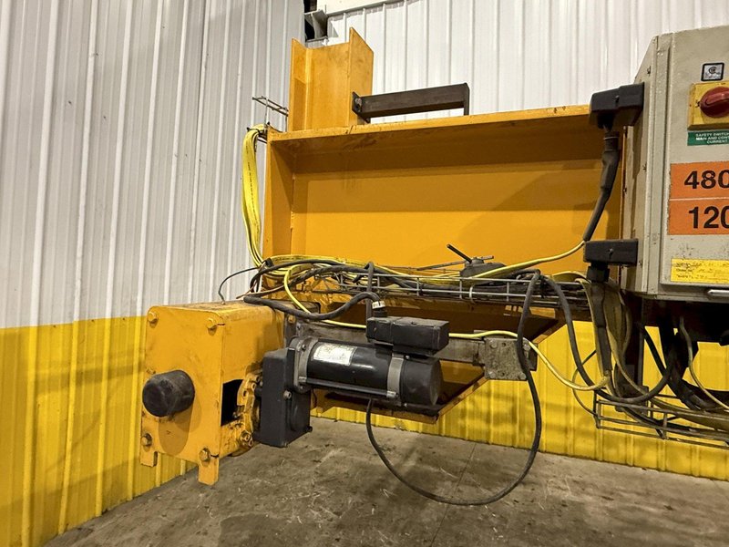 7.5 TON x 48'-9'' x KONE CRANES FREE STANDING CRANE SYSTEM, COMPLETE WITH 140' RUNWAY BEAMS AND UPRIGHTS: YOBRO #24534