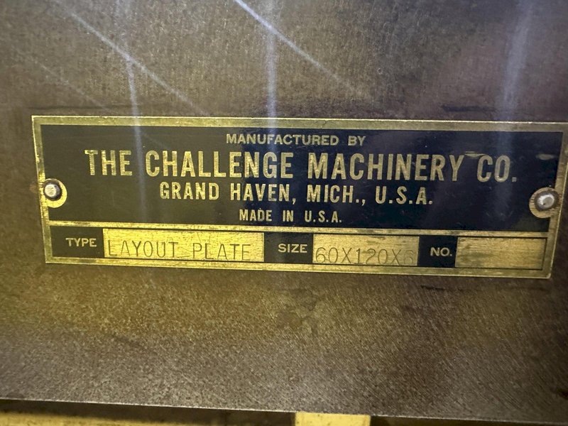 5&#039; X 10&#039; STEEL LAYOUT TABLE: STOCK #22156