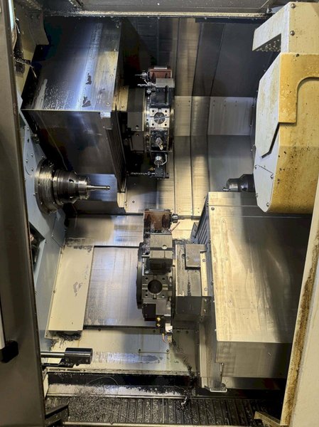 Doosan Puma TT1800SY Multi Axis CNC Lathe, 2016 – Bar Feeder, Sub Spindle, Twin Turret, Live Tooling