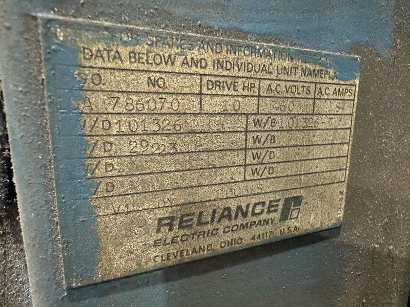 RELIANCE VARIABLE SPEED DRIVE: STOCK #22731