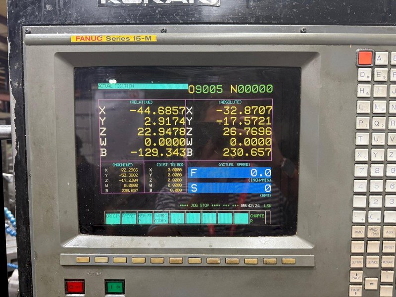 Used 1994 Kuraki KBT-11WDXA CNC Horizontal Boring Mill For Sale