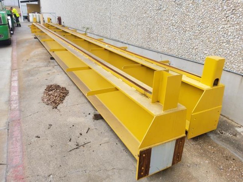 10 TON (5/5) X 46’7” EMH 2020 DUAL GIRDER TOP RUNNING OVERHEAD BRIDGE CRANE : YOBRO #25017