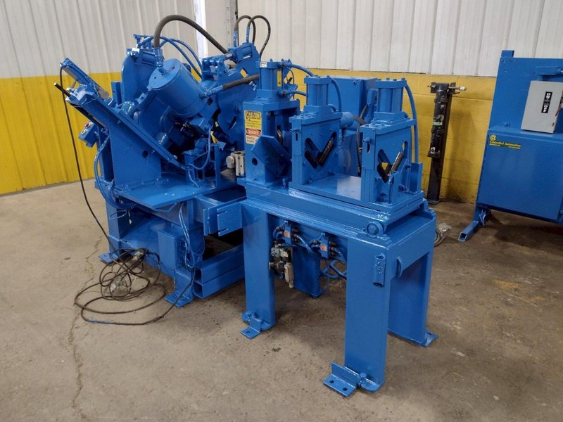 6&quot; x 6&quot; ANGLE - CONTROLLED AUTOMATION FABRILINE AUTOMATIC PUNCH AND SHEAR ANGLE LINE: STOCK #16465